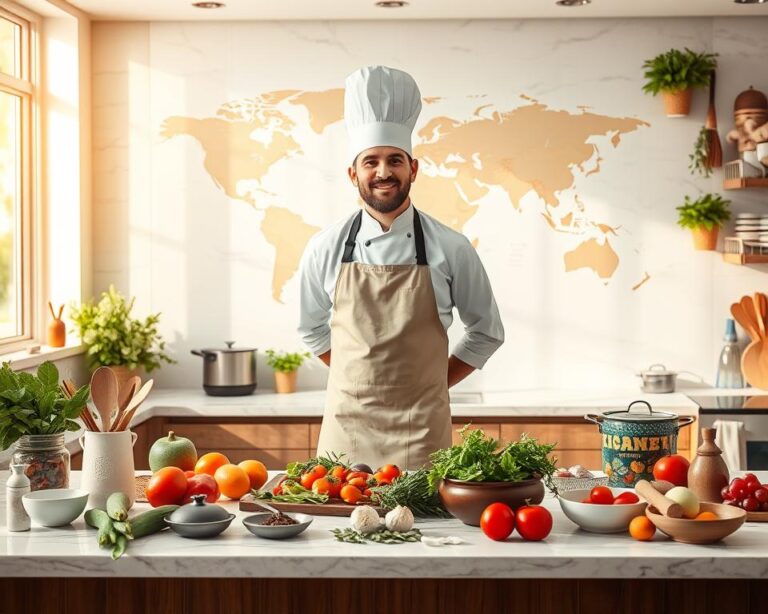 Cursos gratuitos de cozinha internacional para chef