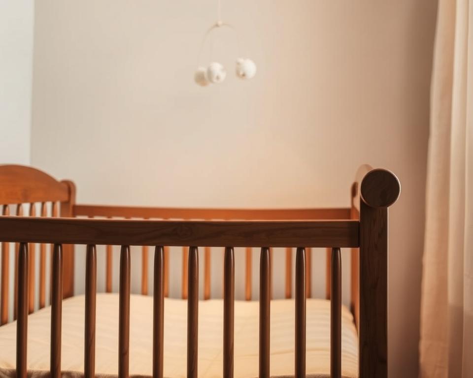 berço e colchão adequados