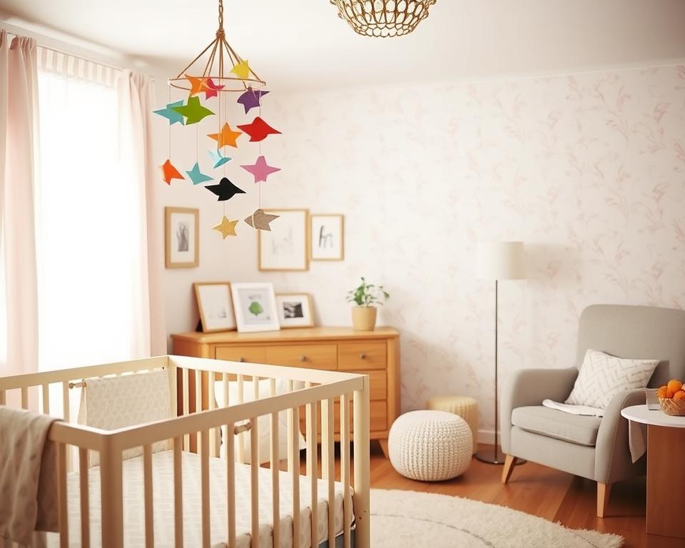 como decorar quarto de bebê sem gastar muito