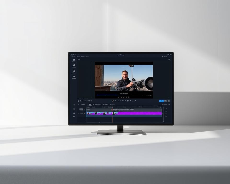 plataforma de edição de vídeos básica