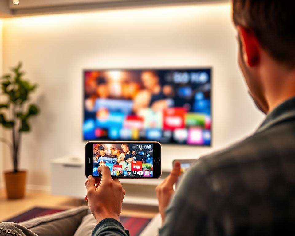 como espelhar tela do celular na TV sem cabo