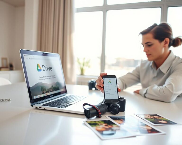 como fazer backup de fotos automático no Google Drive