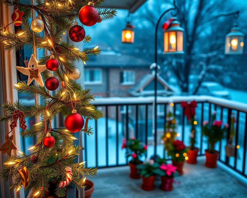 enfeites de natal para varandas