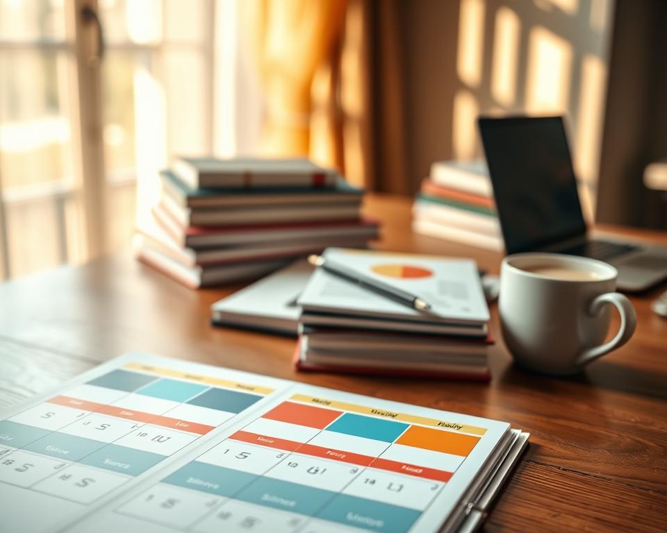 cronograma semana de estudos