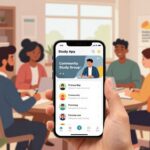 aplicativos com comunidades de estudo e fóruns