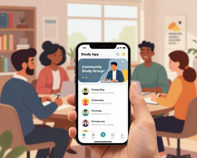 aplicativos com comunidades de estudo e fóruns
