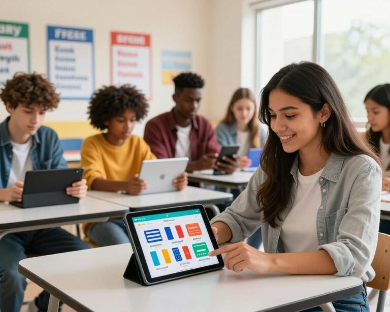 apps educativos para aprender francês ou espanhol