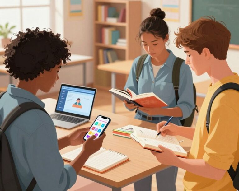 apps para troca de notas e materiais entre alunos