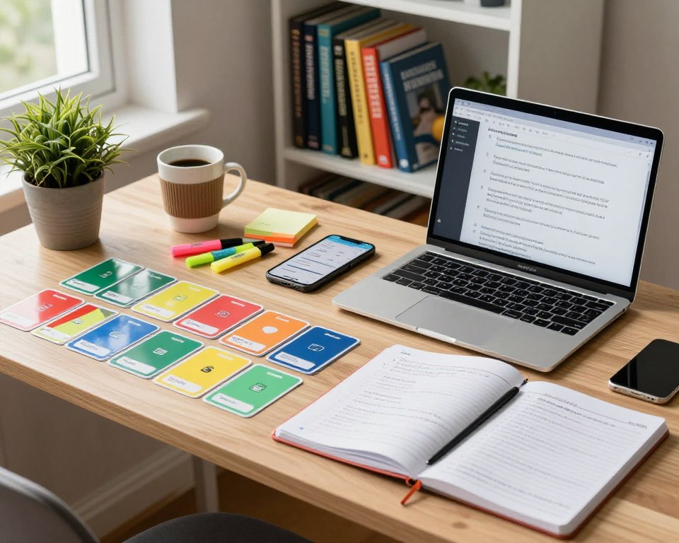 ferramentas rotina estudo inglês