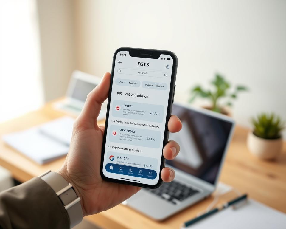 aplicativo FGTS pis cpf