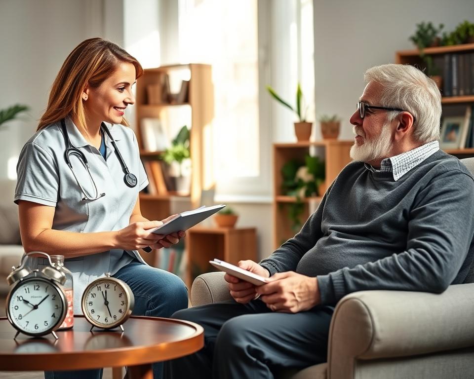 carga horária cuidados idosos