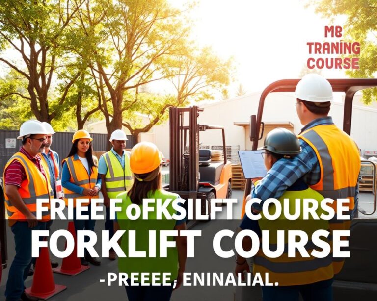 curso de operador de empilhadeira gratuito com inscrição aberta