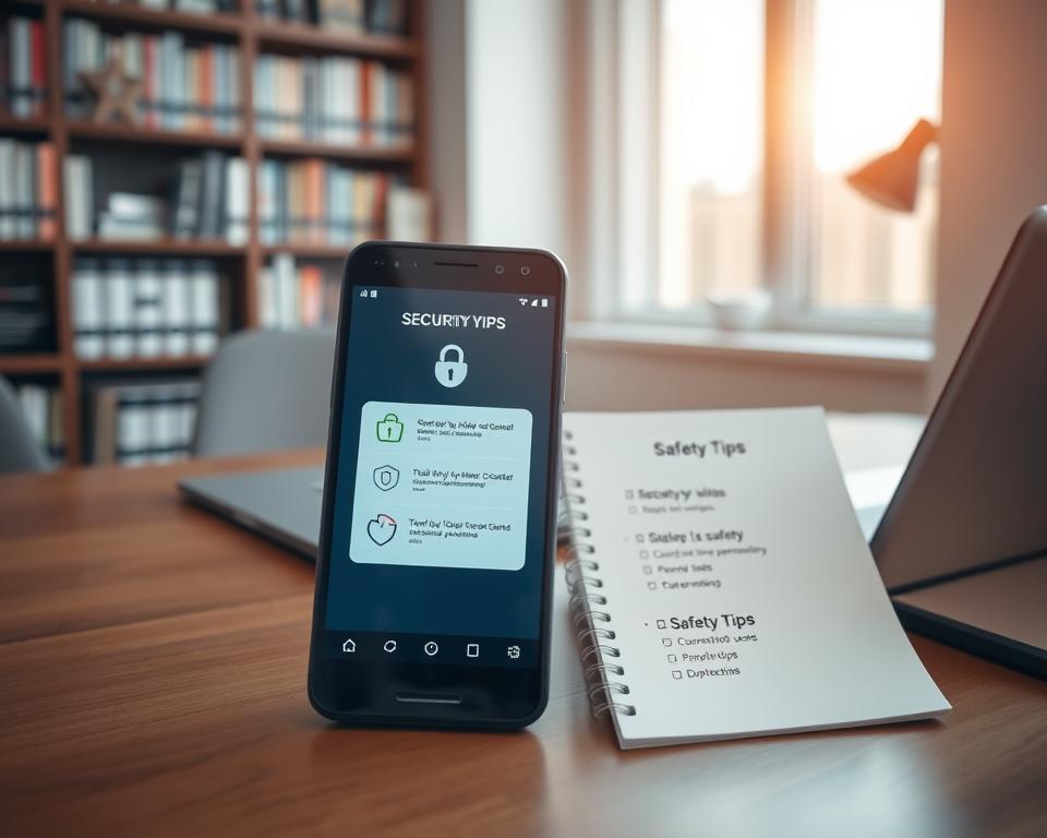 procedimentos de segurança para usuários Android
