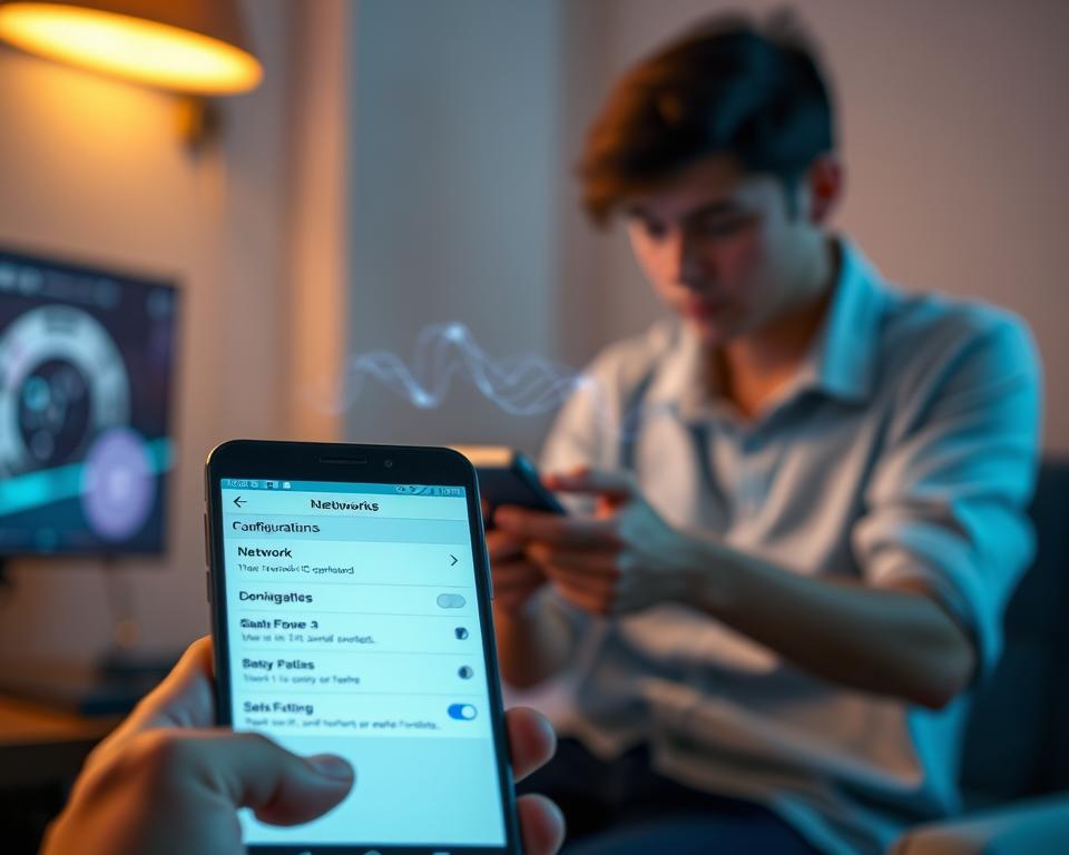 ajustes essenciais dispositivo ping