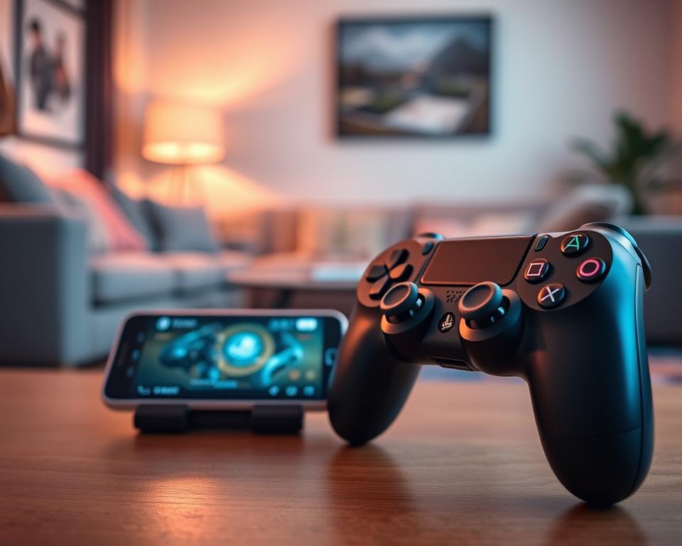 conectar controle DUALSHOCK 4