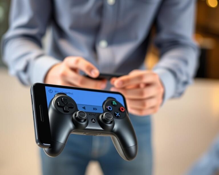 conectar controle no celular