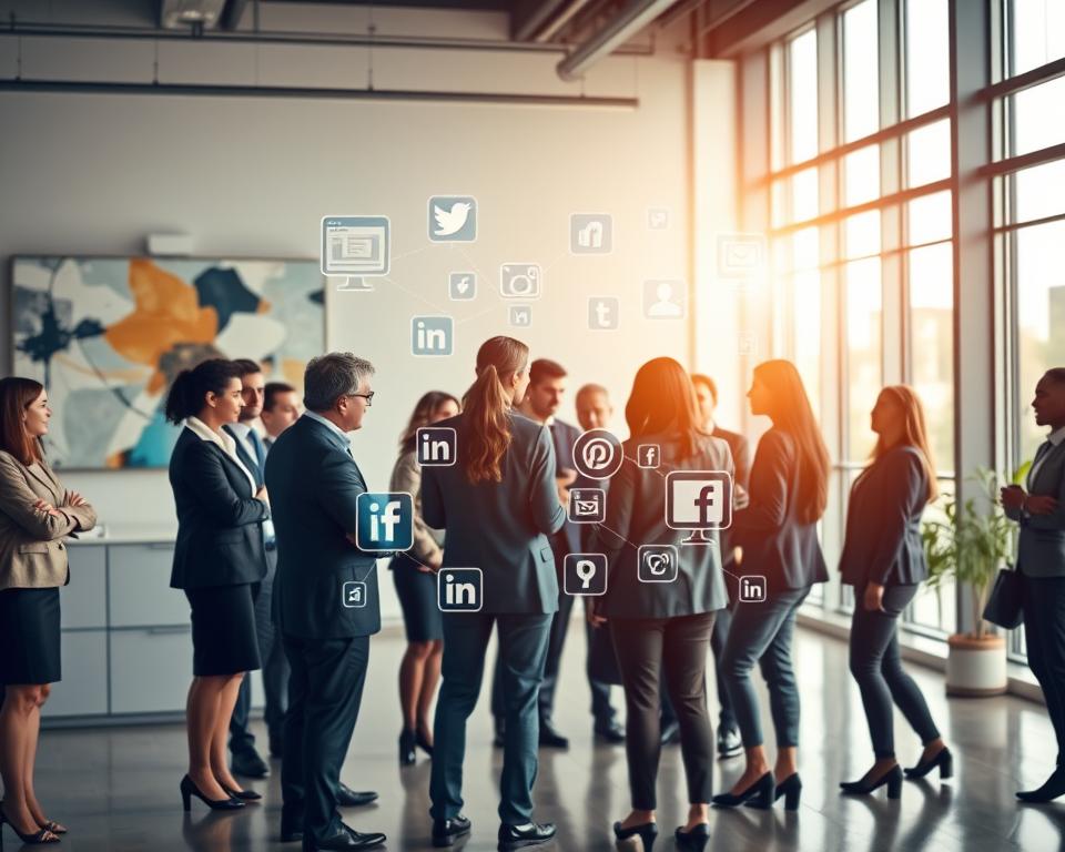 redes sociais networking
