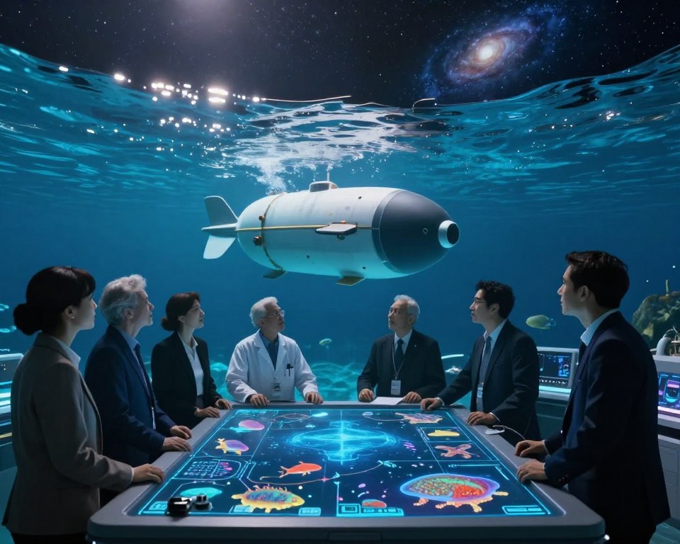conexões exploração oceano