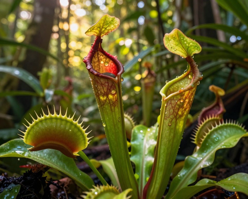 mecanismos de captura plantas carnívoras