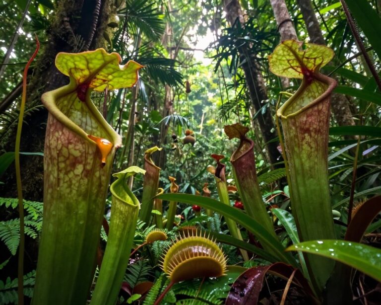 plantas carnívoras gigantes