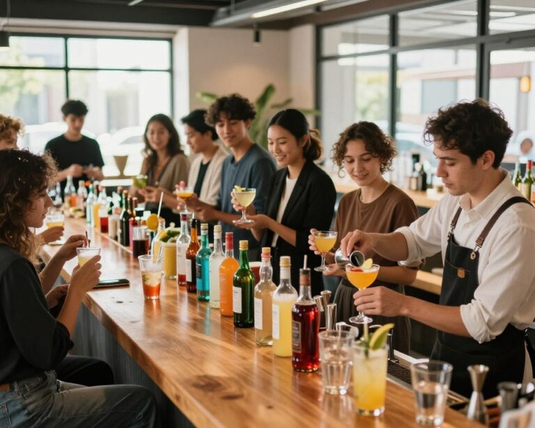Onde fazer curso de bartender e preparo de drinks grátis
