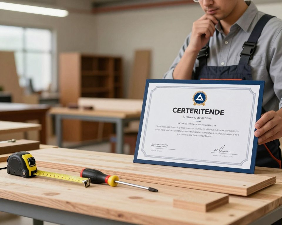certificado montagem móveis