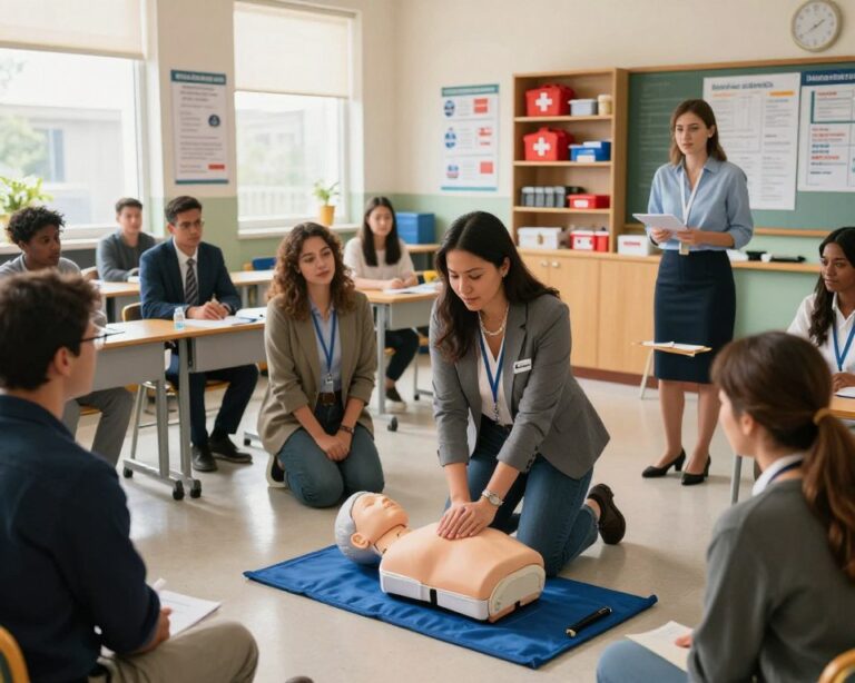 curso de primeiros socorros para professores e ambiente escolar