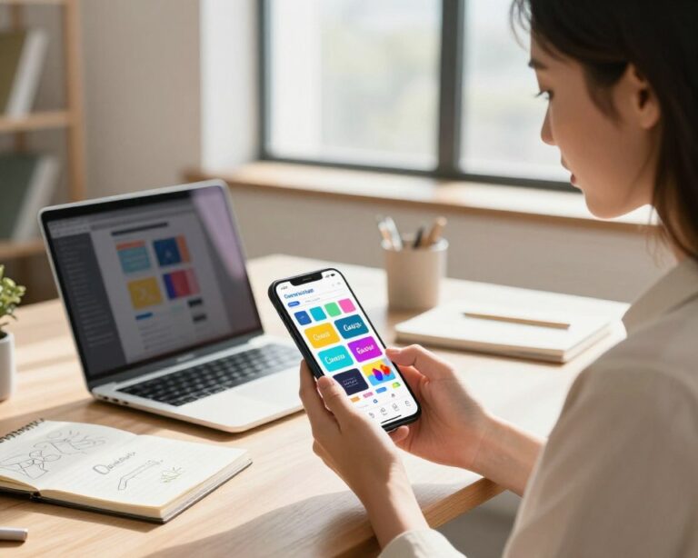 tutorial de design gráfico pelo aplicativo