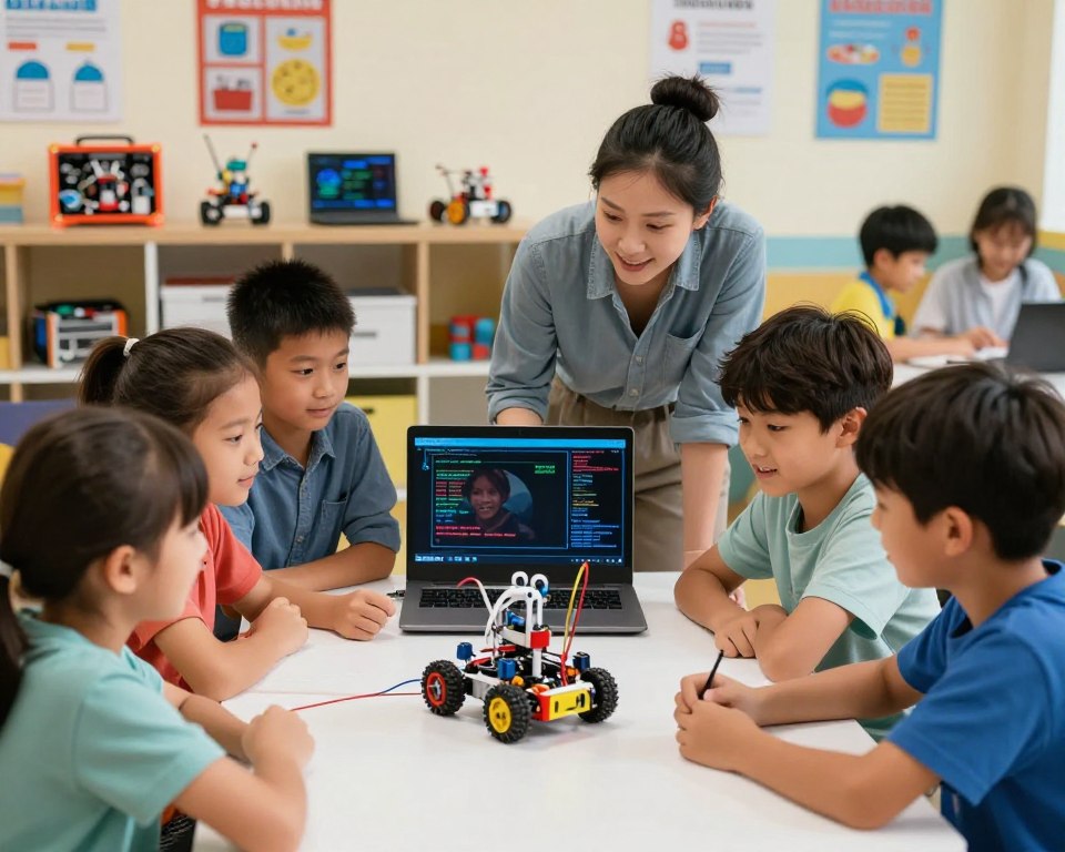 benefícios da programação robótica para crianças