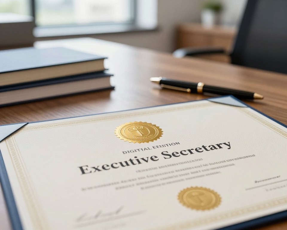 certificado digital de secretariado executivo