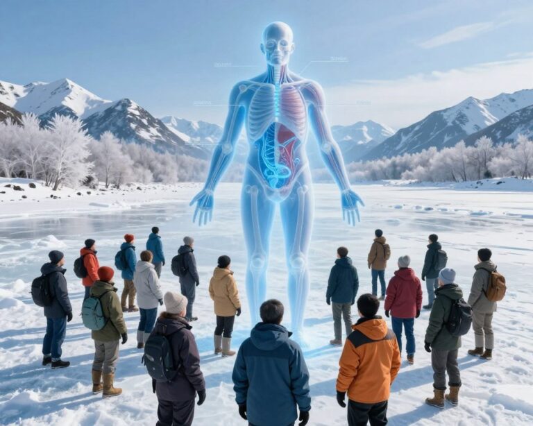 como o corpo humano consegue sobreviver ao frio extremo