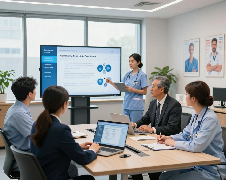 conteúdos do curso para atendimento em saúde