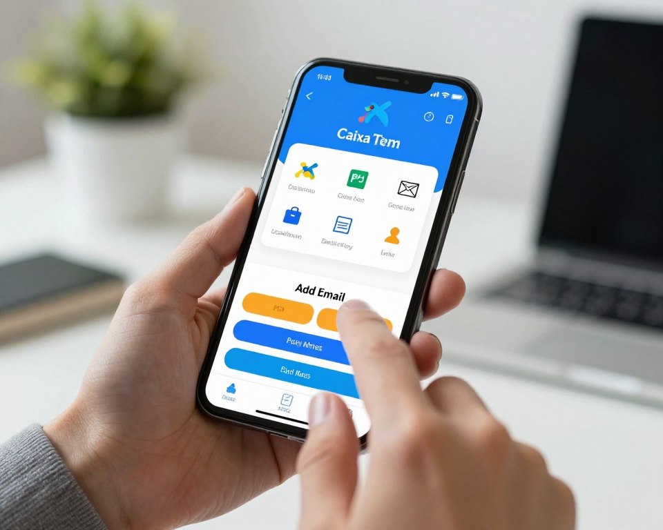e-mail chave aleatória no Caixa Tem