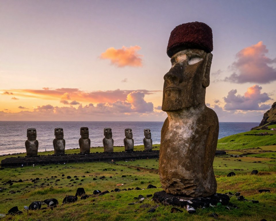 finalidade dos moais em Rapa Nui