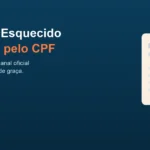 Ilustração de documento com lupa representando a consulta de valores a receber pelo CPF