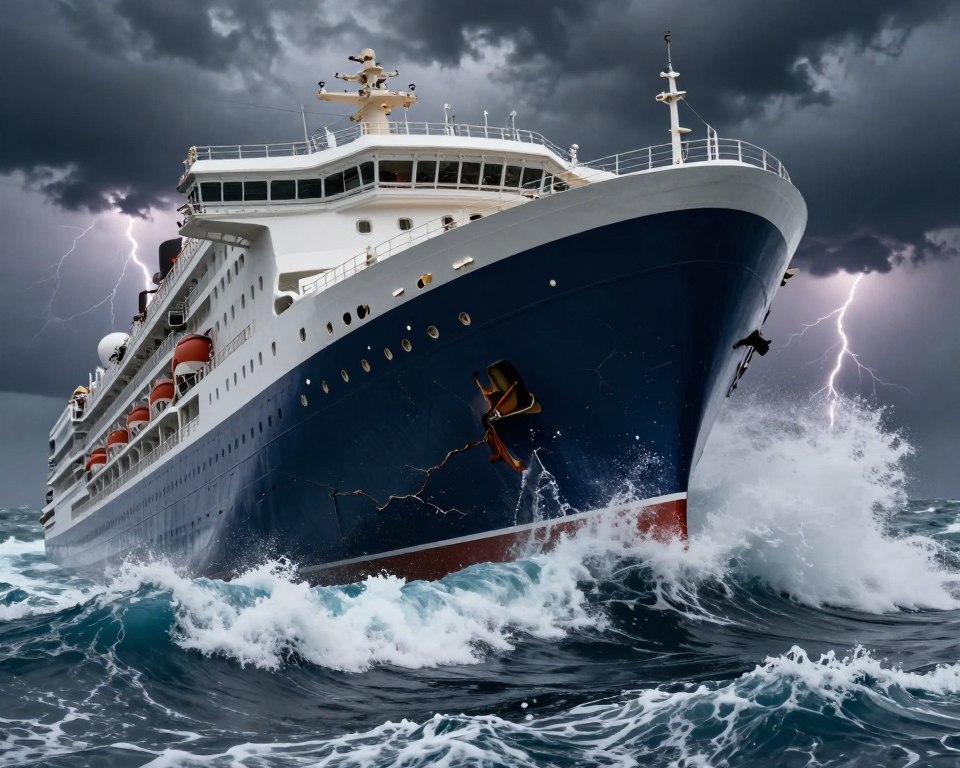 quando um navio afunda por entrada de água quando um navio afunda por entrada de água
