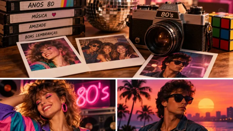 foto antiga anos 80 recriada com Google Gemini