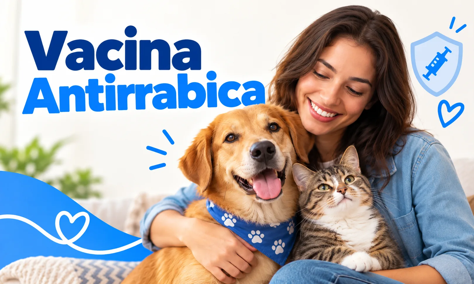 Tutor com celular na mão ao lado de um cão, representando o cadastro no SinPatinhas